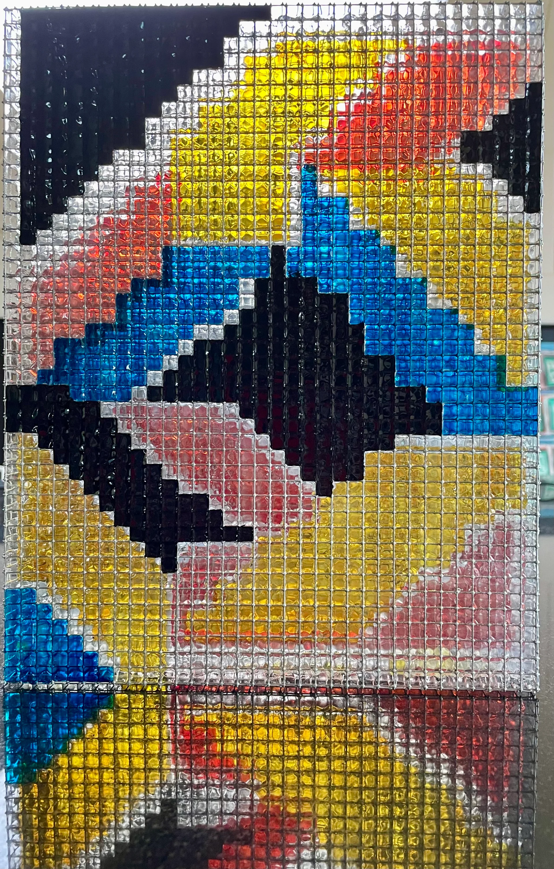 Chevron — Sculpture murale réversible