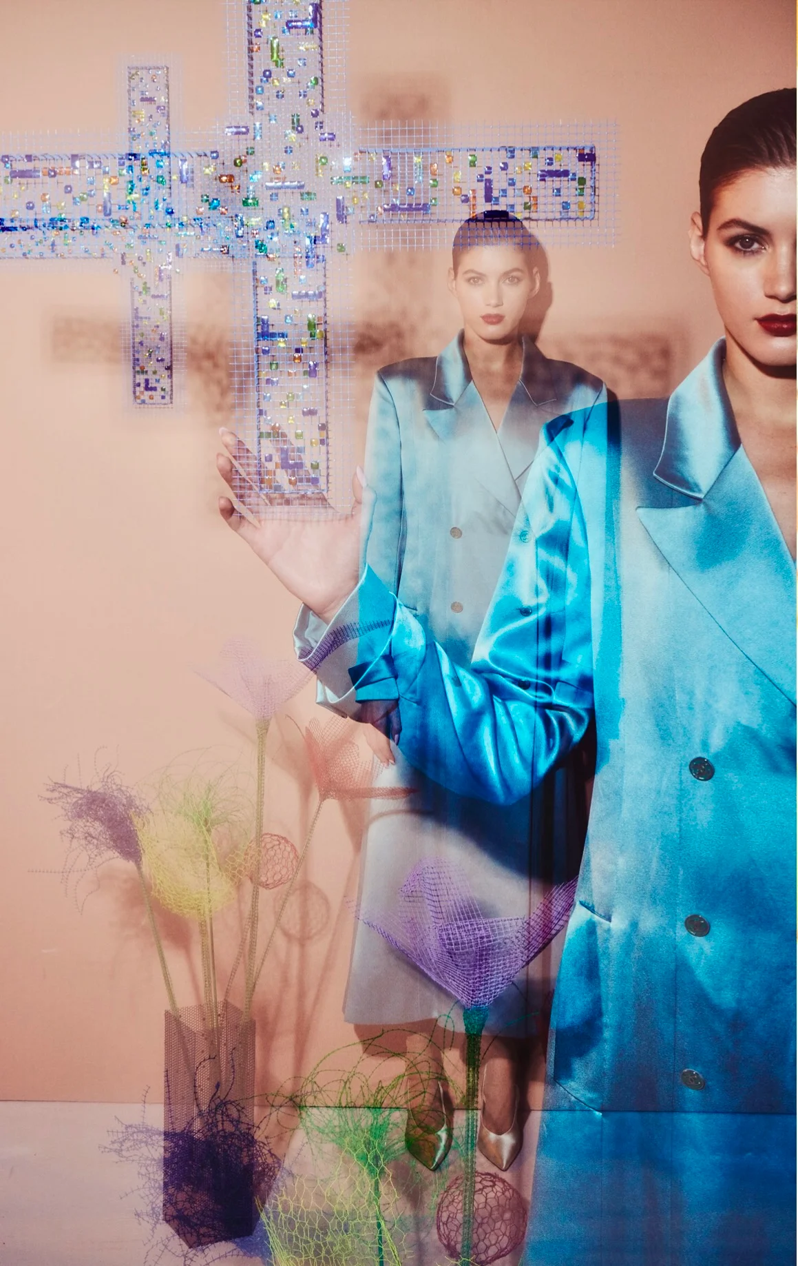 Croix — Sculpture murale