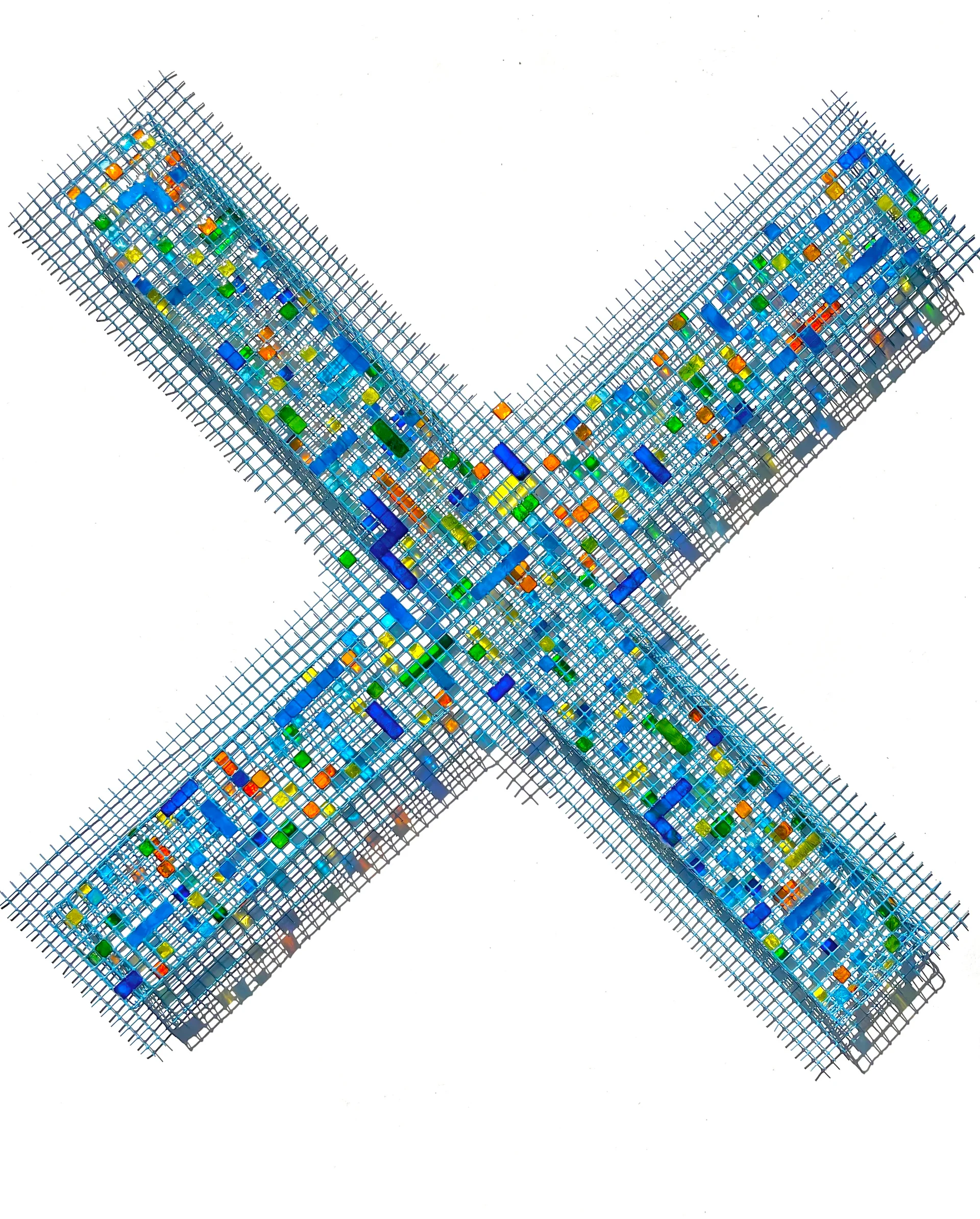 Croix — Sculpture murale