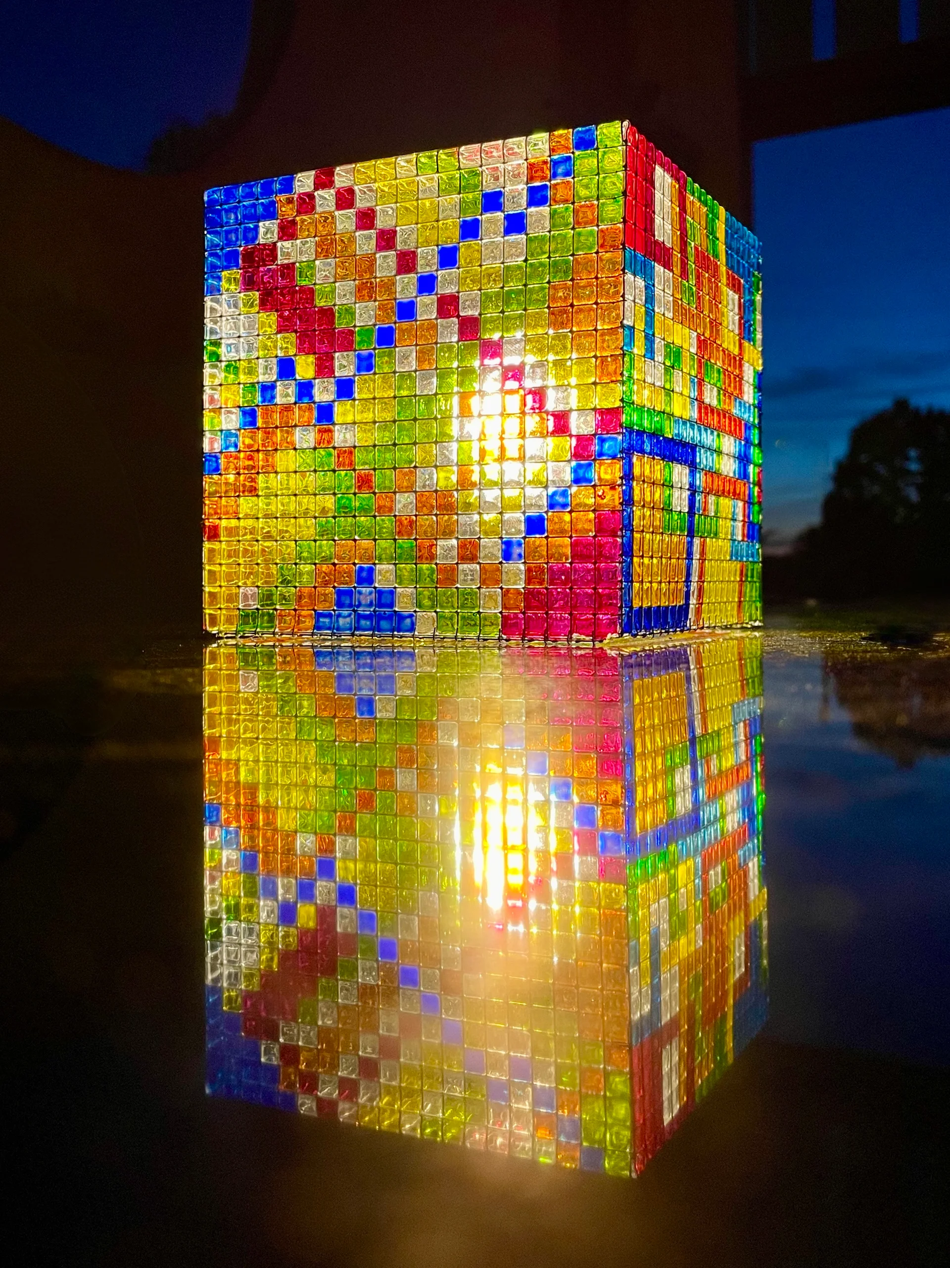 Un coup de dés — Lampe veilleuse